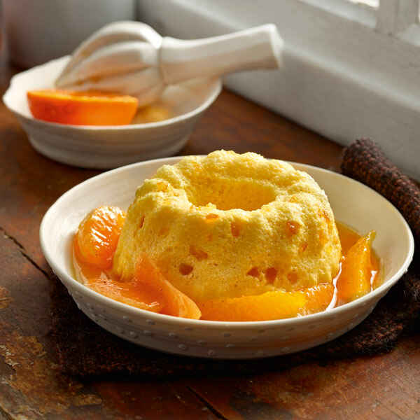 Grießflammeri mit Orangen-Mandarinen-Kompott Rezept | Küchengötter