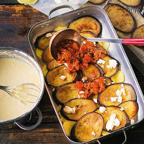 Moussaka mit Hackfleisch Rezept | Küchengötter