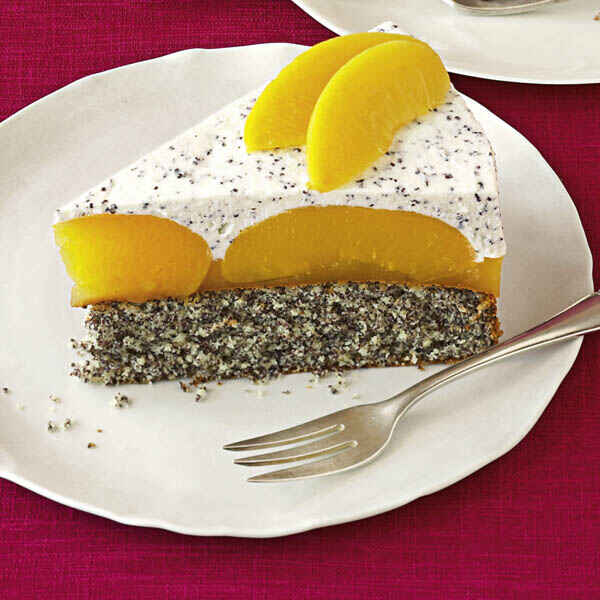 Pfirsich-Mohntorte Rezept | Küchengötter Pfirsich-Mohntorte Rezept | Küchengötter