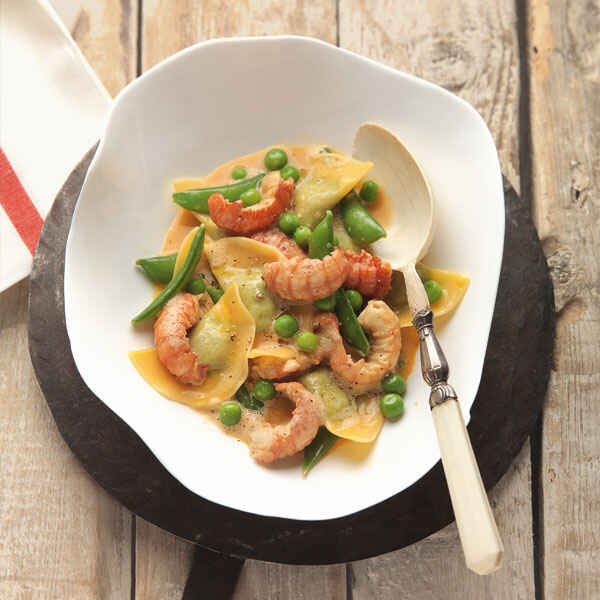 Flusskrebse mit Erbsentascherl | Johann Lafer Rezept | Küchengötter Flusskrebse mit Erbsentascherl | Johann Lafer Rezept | Küchengötter