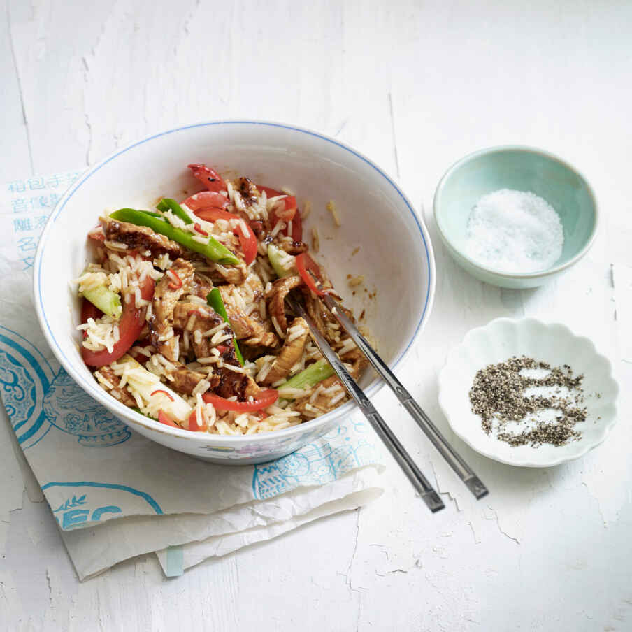 Reis mit Curry-Pute Rezept | Küchengötter Reis mit Curry-Pute Rezept | Küchengötter