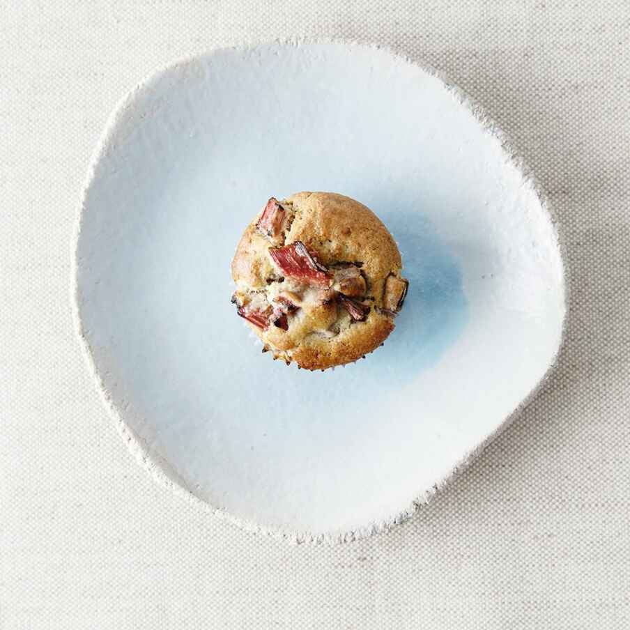Vegane Rhabarber-Nuss-Muffins Rezept | Küchengötter Vegane Rhabarber-Nuss-Muffins Rezept | Küchengötter