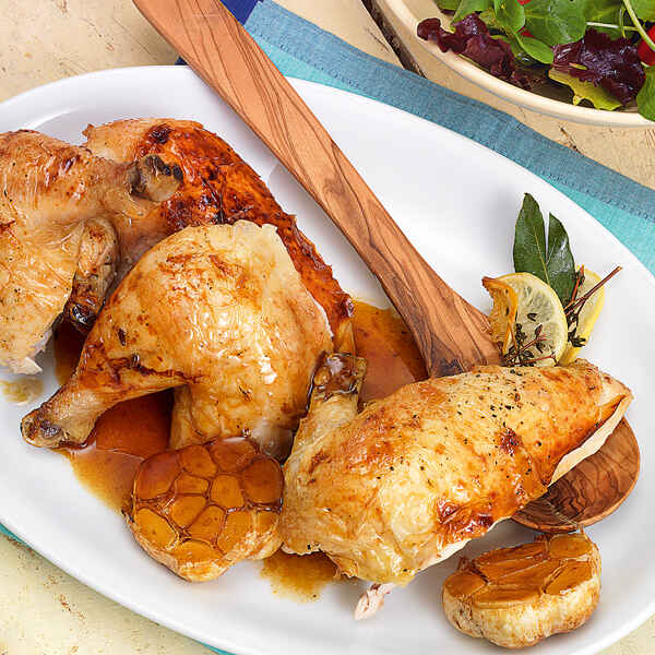 Knoblauchhuhn Rezept | Küchengötter