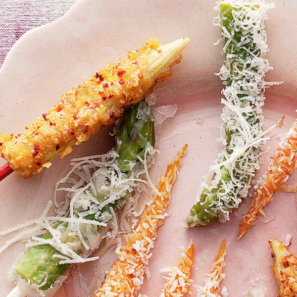 Spargelspitzen mit Parmesan Rezept | Küchengötter Spargelspitzen mit Parmesan Rezept | Küchengötter