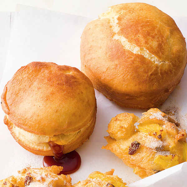 Apfelkrapfen mit Rosinen Rezept | Küchengötter Apfelkrapfen mit Rosinen Rezept | Küchengötter