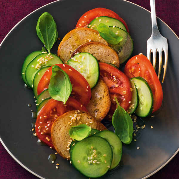 Brotchips-Salat Rezept | Küchengötter