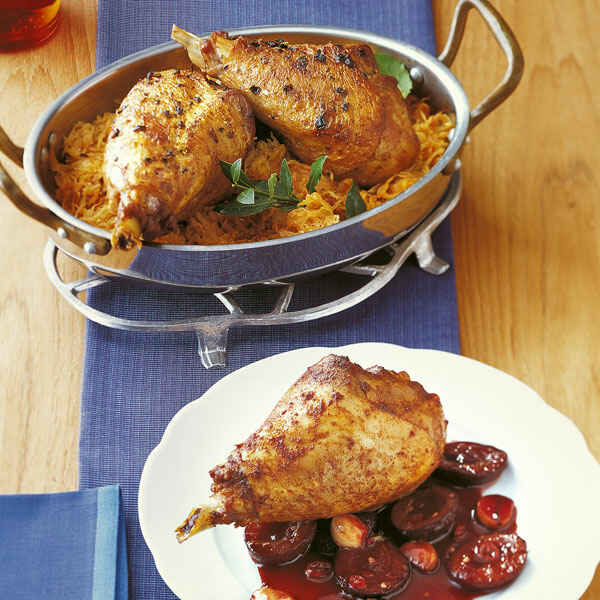 Pute auf Sauerkraut Rezept | Küchengötter Pute auf Sauerkraut Rezept | Küchengötter