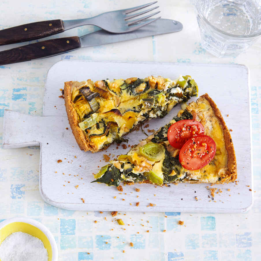 Glutenfreie Gemüse-Quiche Rezept | Küchengötter