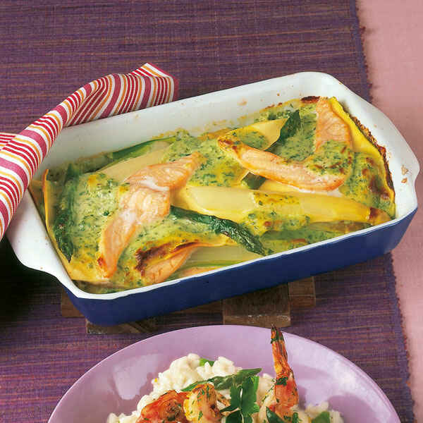Spargel-Lachs-Lasagne Rezept | Küchengötter Spargel-Lachs-Lasagne Rezept | Küchengötter