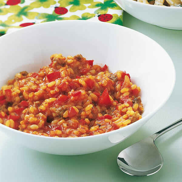 Rotes Hack-Risotto Rezept | Küchengötter