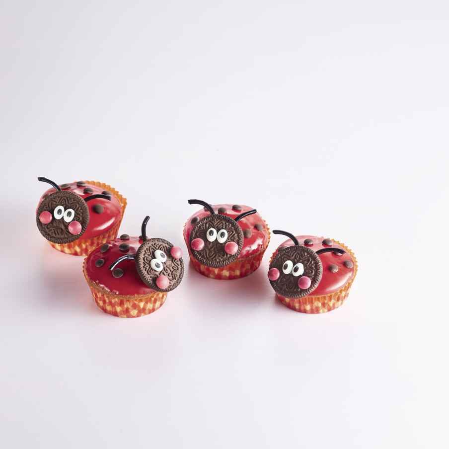 Marienkäfer-Muffins Rezept | Küchengötter Marienkäfer-Muffins Rezept | Küchengötter