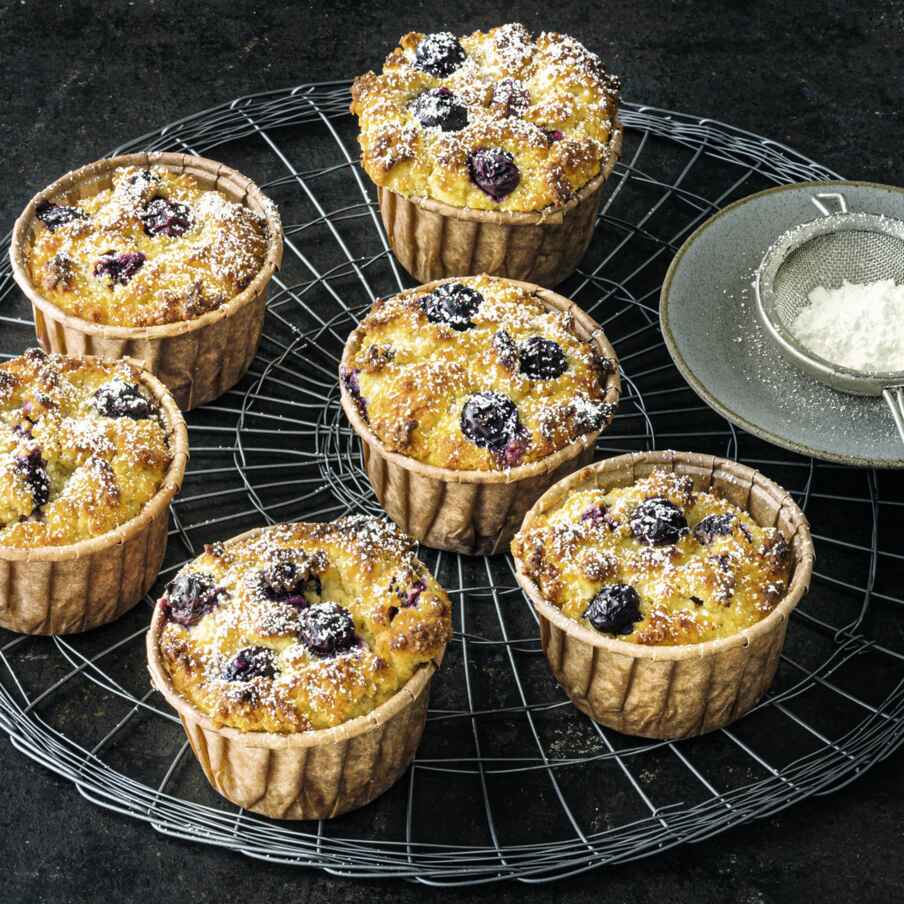 HeidelbeerMuffins ohne Mehl Rezept Küchengötter