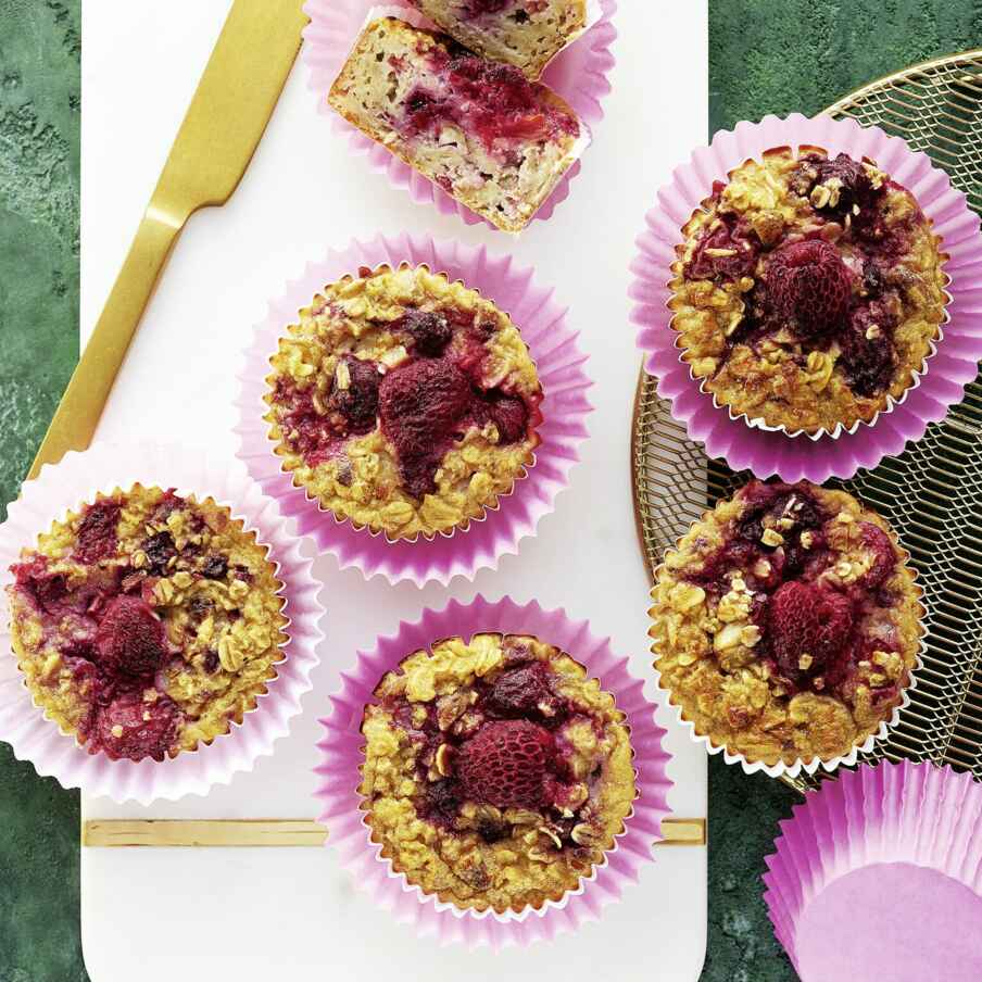 Himbeer-Müsli-Muffins Rezept | Küchengötter Himbeer-Müsli-Muffins Rezept | Küchengötter