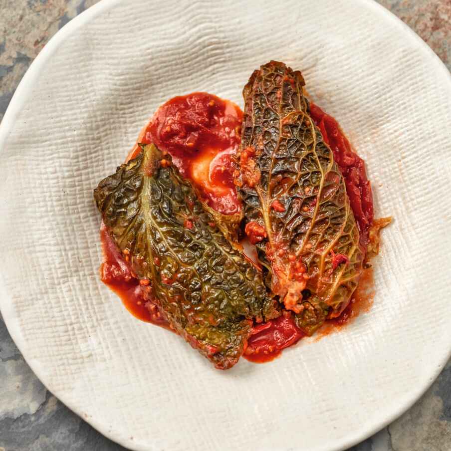 Wirsingpäckchen mit Kartoffel-Speck-Füllung Rezept | Küchengötter Wirsingpäckchen mit Kartoffel-Speck-Füllung Rezept | Küchengötter