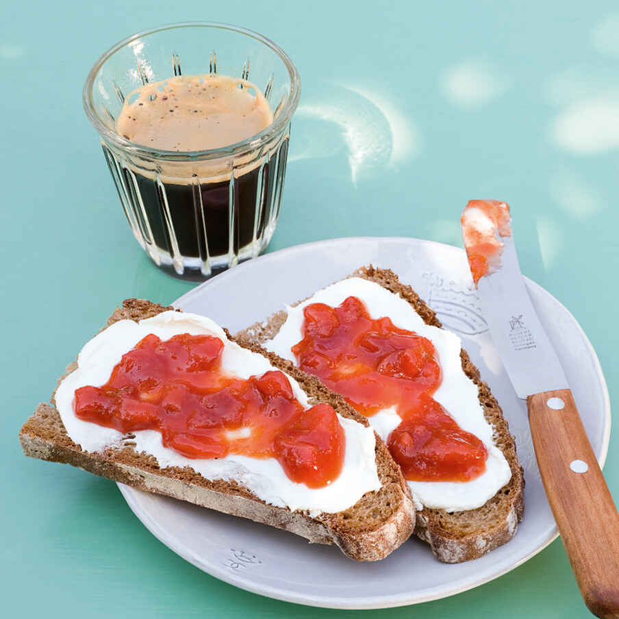 Erdbeer-Aprikosen-Konfitüre Rezept | Küchengötter Erdbeer-Aprikosen-Konfitüre Rezept | Küchengötter