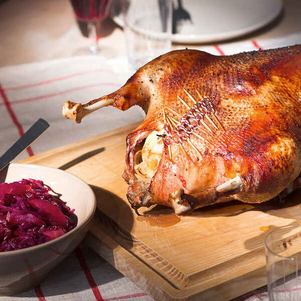 Gänsebraten mit Rotkohl Rezept | Küchengötter Gänsebraten mit Rotkohl Rezept | Küchengötter