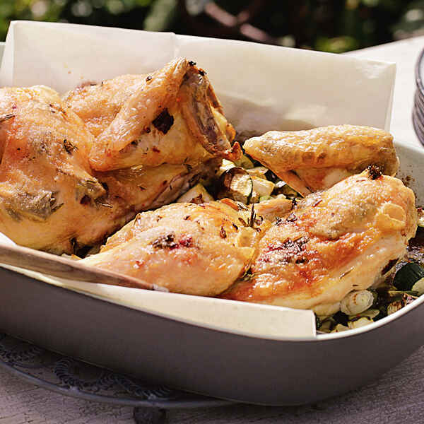 Kräuterhuhn aus dem Ofen Rezept | Küchengötter Kräuterhuhn aus dem Ofen Rezept | Küchengötter