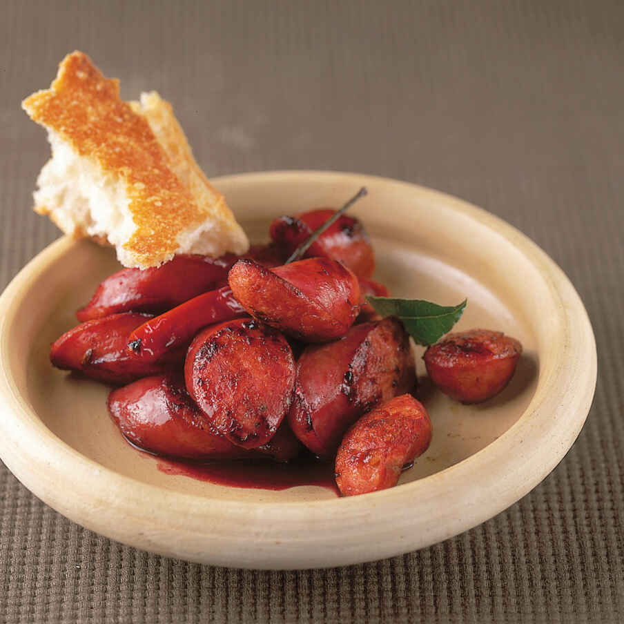 Salsicce in Rotwein-Marinade Rezept | Raclette | Küchengötter Salsicce in Rotwein-Marinade Rezept | Raclette | Küchengötter