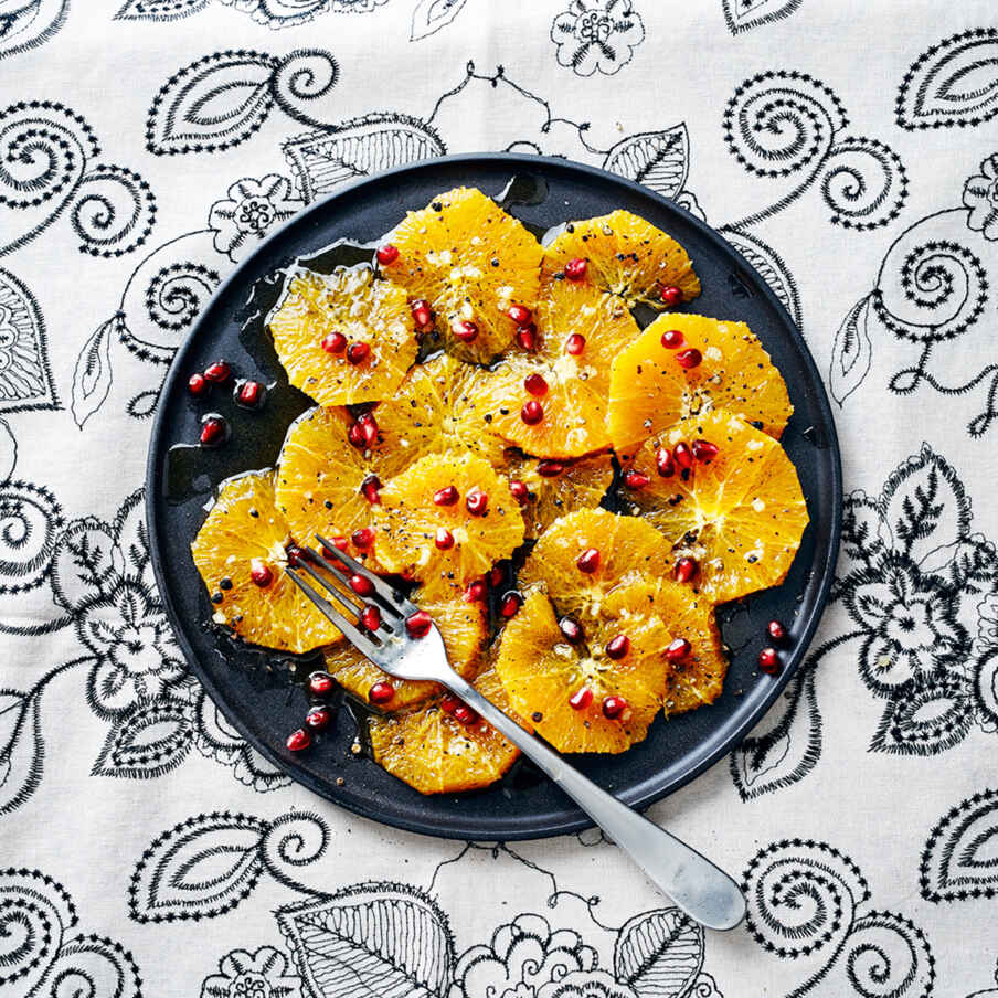 Mitras pikantes Orangencarpaccio Rezept | Küchengötter Mitras pikantes Orangencarpaccio Rezept | Küchengötter