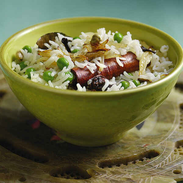 Gewürzreis mit Erbsen Rezept | Küchengötter Gewürzreis mit Erbsen Rezept | Küchengötter