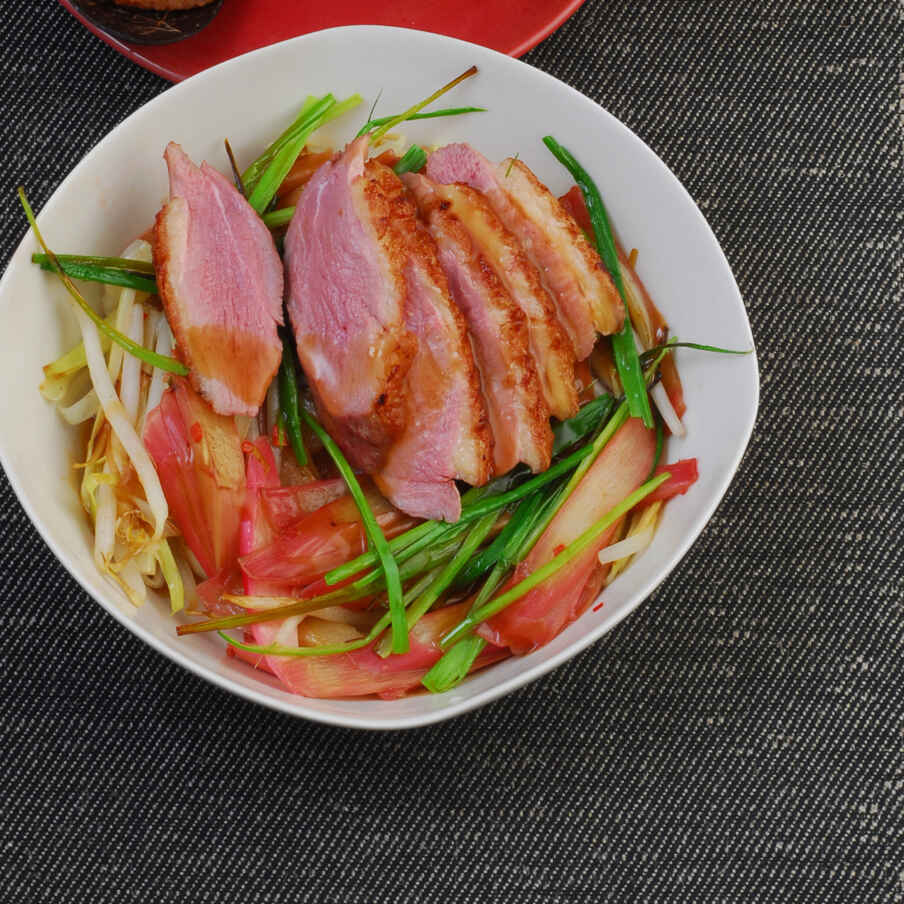 Rhabarber-Ente Rezept | Küchengötter Rhabarber-Ente Rezept | Küchengötter