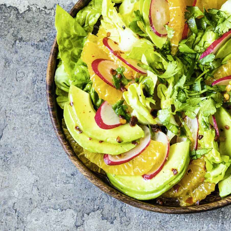 Salat mit Zitrusdressing Rezept | Küchengötter Salat mit Zitrusdressing Rezept | Küchengötter