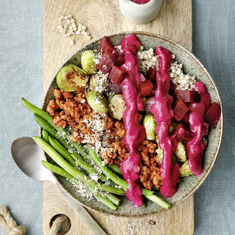 Rote-Bete-Buchweizen-Bowl Rezept | Küchengötter Rote-Bete-Buchweizen-Bowl Rezept | Küchengötter