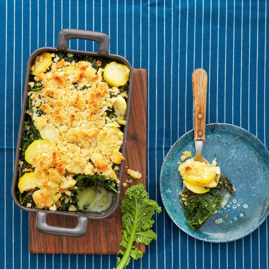 Grünkohl-Kartoffel-Auflauf Rezept | Küchengötter