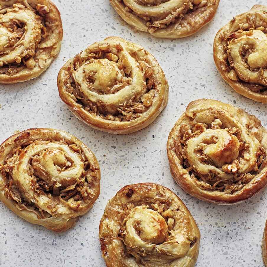 Birnen-Walnuss-Schnecken Rezept | Küchengötter Birnen-Walnuss-Schnecken Rezept | Küchengötter