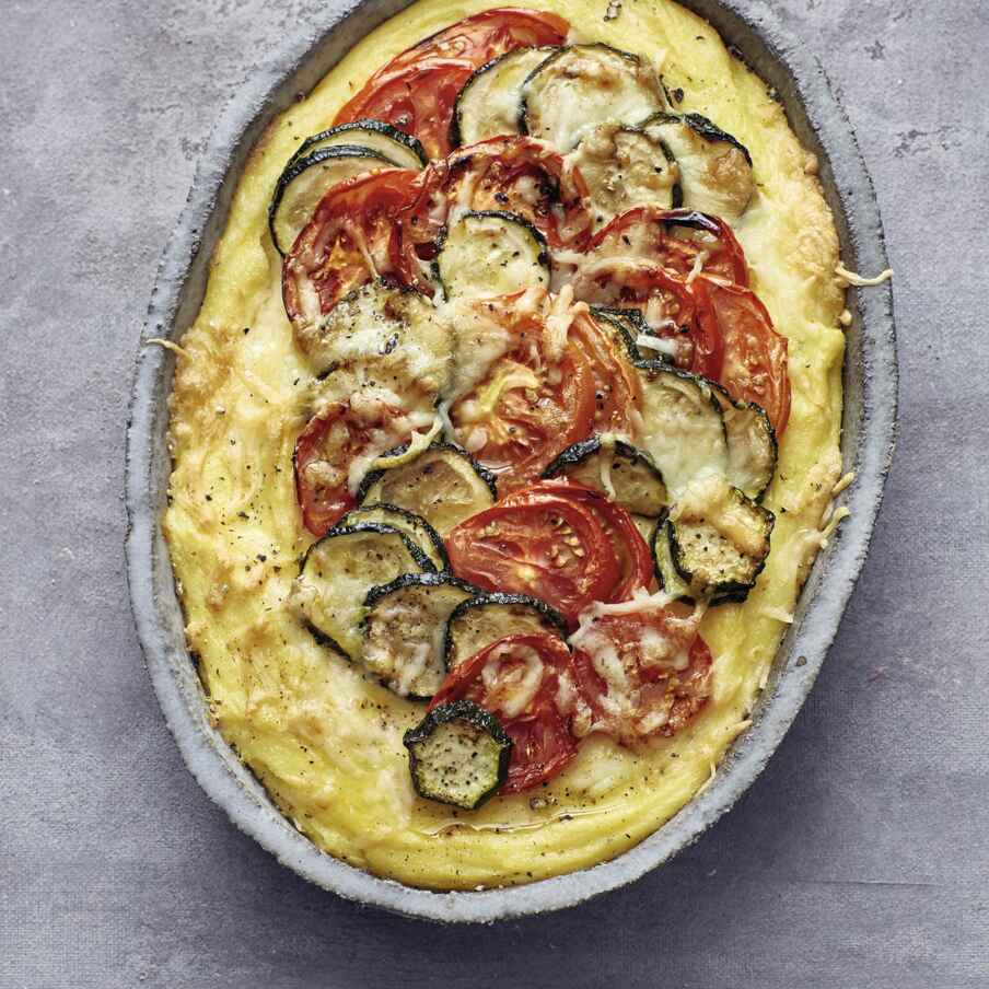 Polenta-Gemüse-Auflauf Rezept | Küchengötter