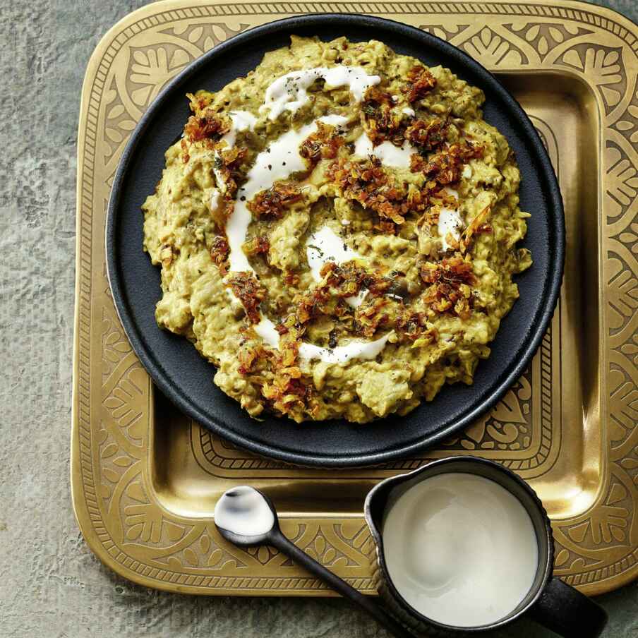 Auberginen-Joghurt-Dip Rezept | Küchengötter Auberginen-Joghurt-Dip Rezept | Küchengötter