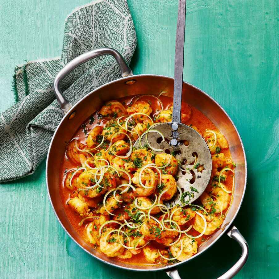 Lemon-Garnelen-Curry aus Kerala Rezept | Küchengötter Lemon-Garnelen-Curry aus Kerala Rezept | Küchengötter