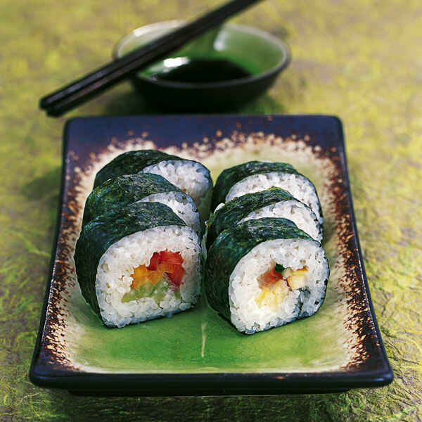Gemüse-Futo-Maki Rezept | Küchengötter Gemüse-Futo-Maki Rezept | Küchengötter