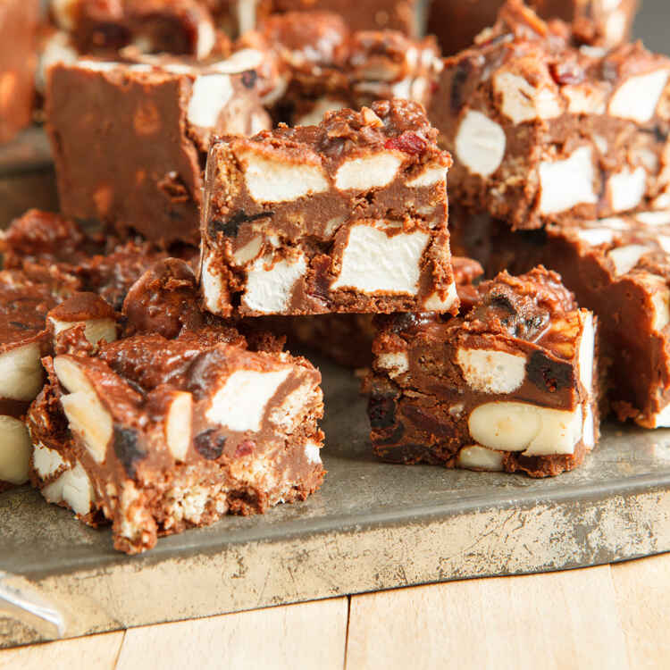 Rocky Road Fudge Rezept | Küchengötter