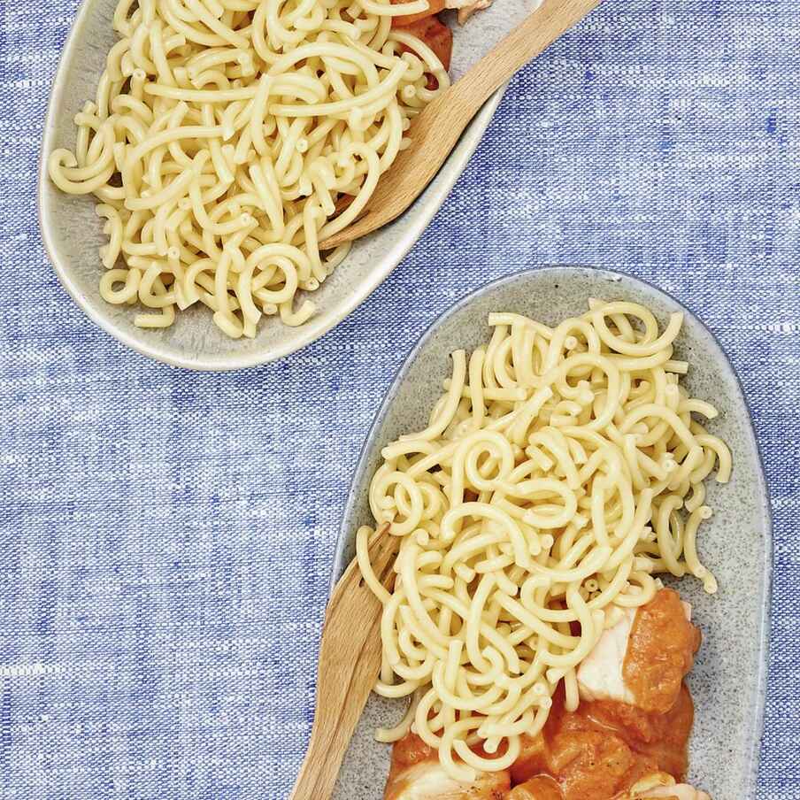 Lachsragout mit Pasta Rezept | Küchengötter Lachsragout mit Pasta Rezept | Küchengötter