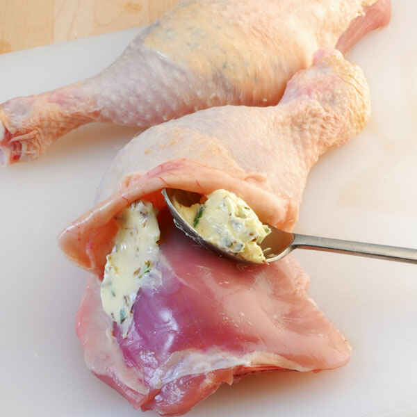 Hähnchenkeulen vom Blech mit Sommergemüse Rezept | Küchengötter Hähnchenkeulen vom Blech mit Sommergemüse Rezept | Küchengötter