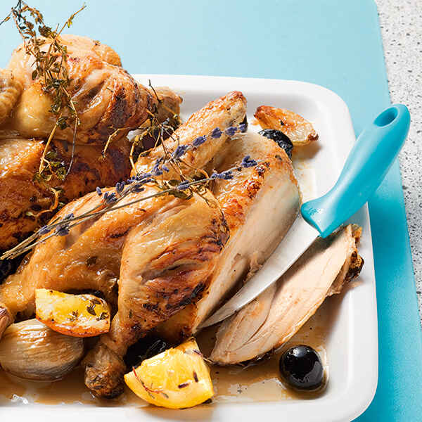 Honighähnchen mit Thymian und Lavendel Rezept | Küchengötter