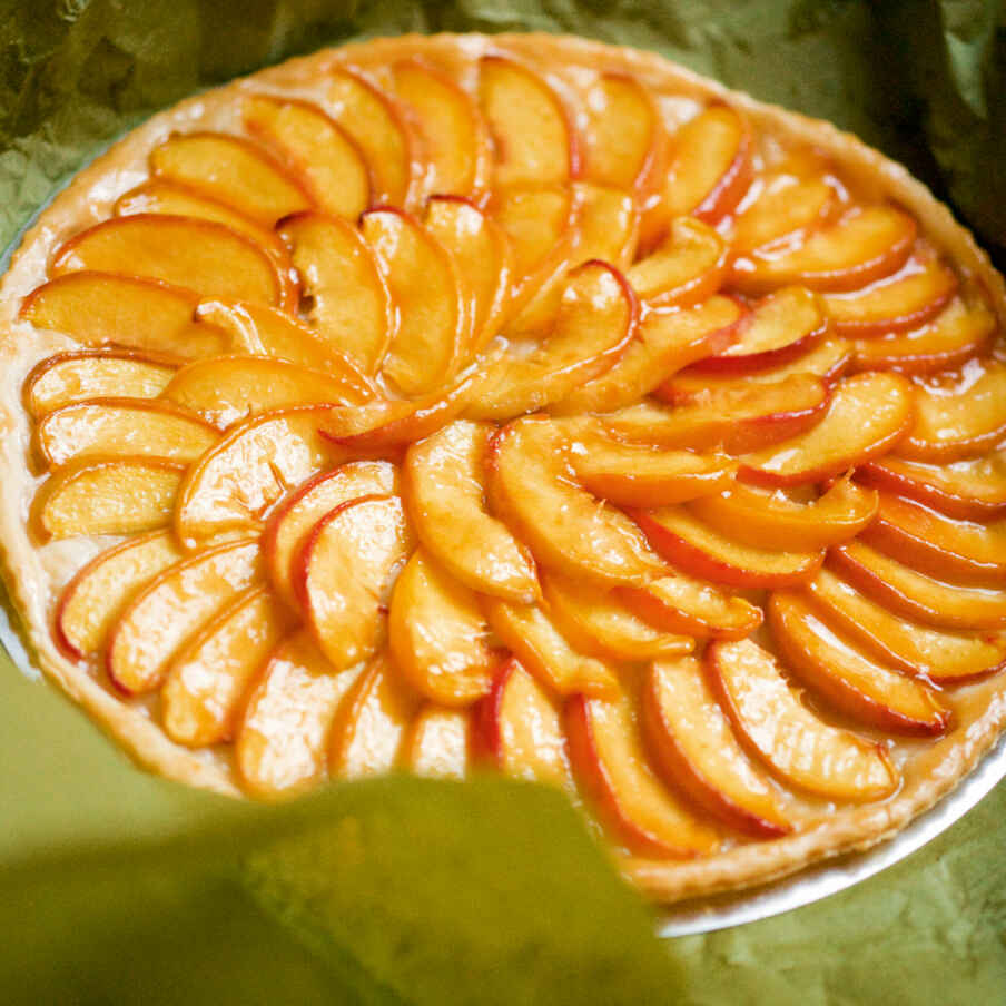 Pfirsich-Galette Rezept | Küchengötter Pfirsich-Galette Rezept | Küchengötter