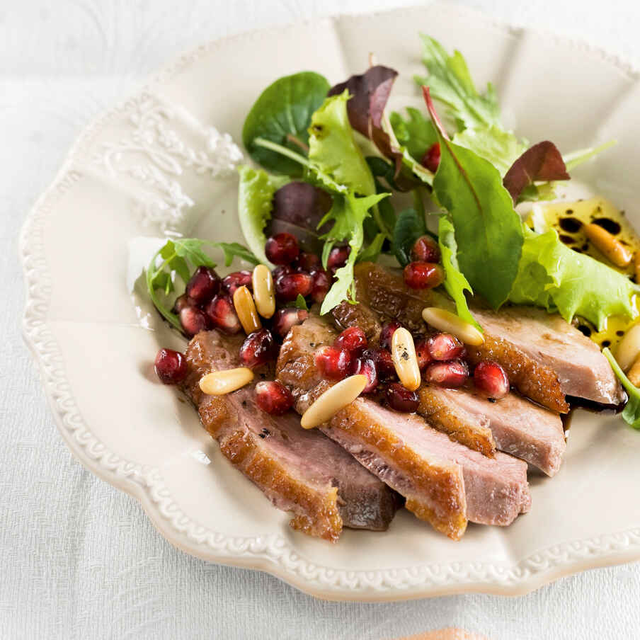 Salat mit Gänsebrust Rezept | Küchengötter