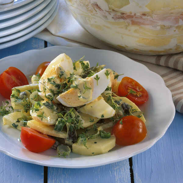 Eiersalat mit Kresse Rezept | Küchengötter Eiersalat mit Kresse Rezept | Küchengötter