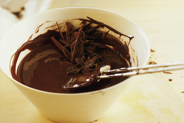 Kochen in der Mikrowelle Schokolade schmelzen
