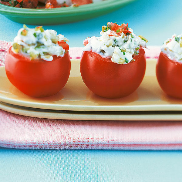 Tomaten Mit Frischkase Rezept Kuchengotter Gefüllte Tomaten Mit Frischkäse