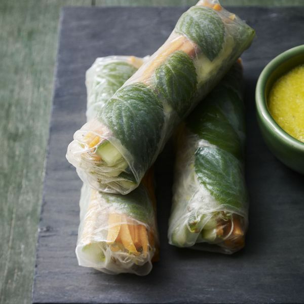 Reispapierrollen Mit Minze Und Mohre Rezept Kuchengotter 