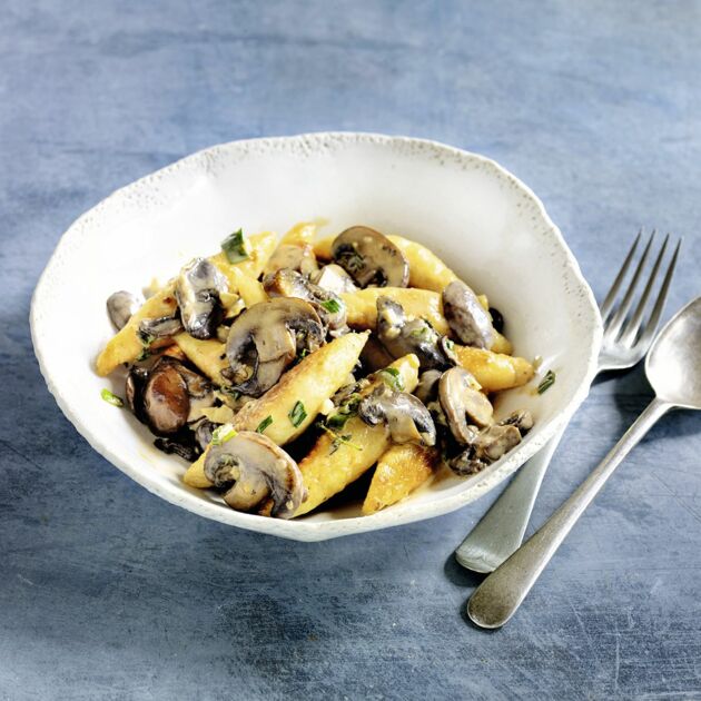 Schupfnudel-Pilz-Pfanne