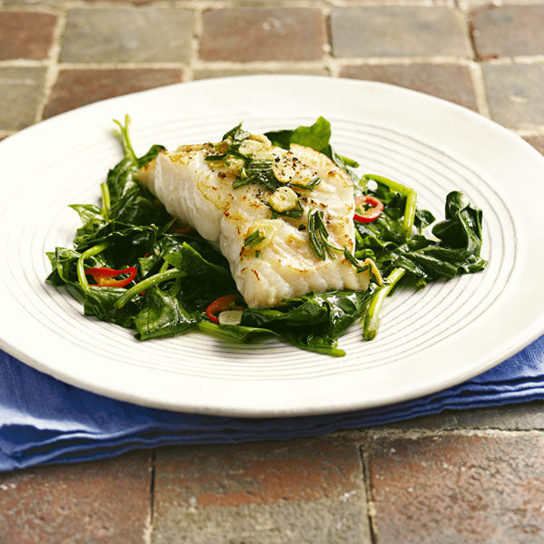 Fisch In Knoblauch Rosmarin Ol Rezept Kuchengotter