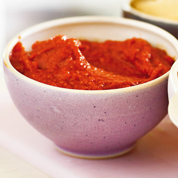 Paprikapesto Mit Mandeln Rezept Kuchengotter