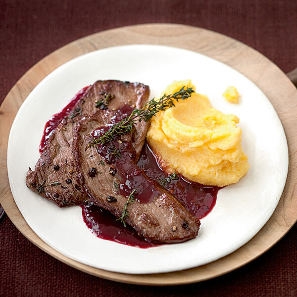Rehschnitzelchen Mit Grappasauce Rezept Kuchengotter 