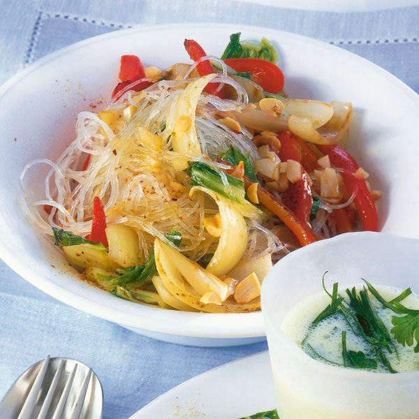 Wokgemuse Mit Glasnudeln Rezept Kuchengotter
