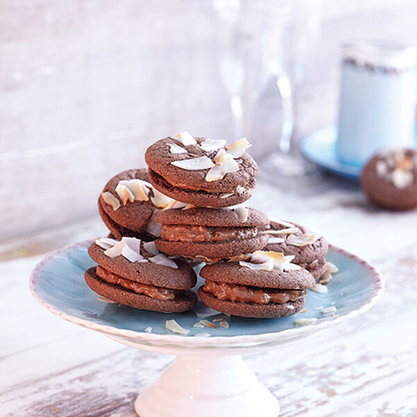 Schokokekse Mit Nougatfullung Rezept Kuchengotter