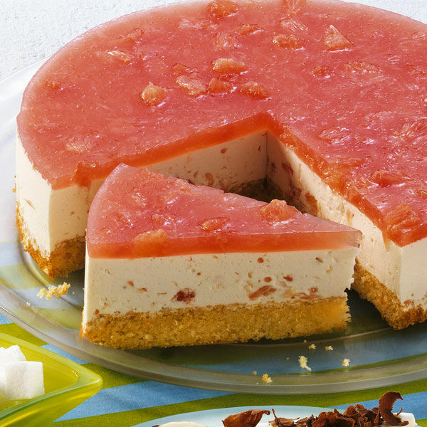 Grapefruit Frischkase Torte Rezept Kuchengotter